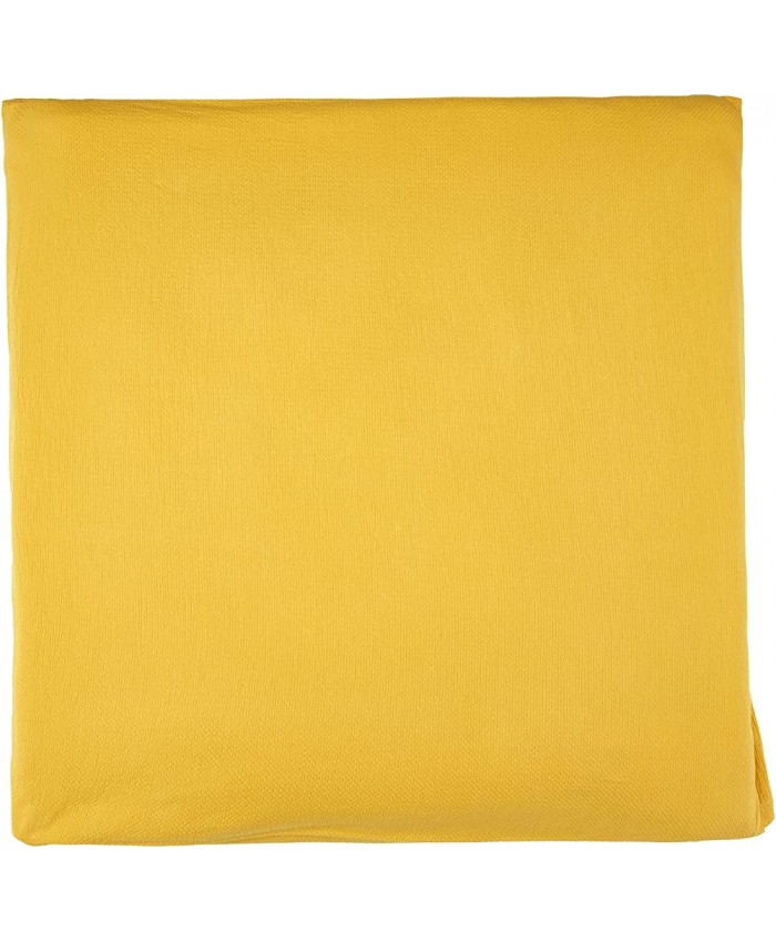 KraftKids Housse pour matelas à langer double crêpe jaune Mustard Largeur : 75 x 70 cm - B09VVCQ963L