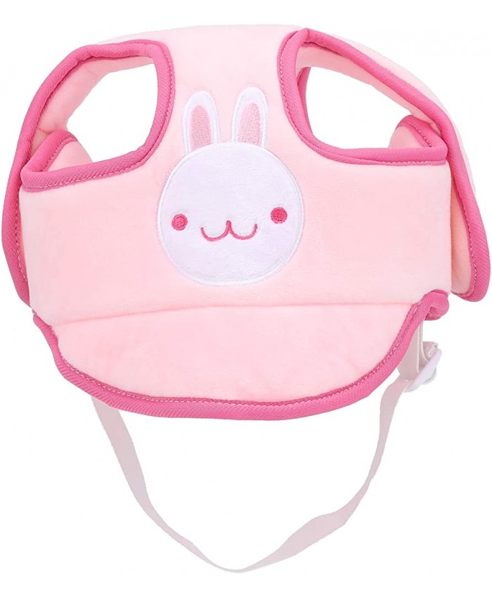 Casque de sécurité pour bébé flexible de protection casque de bébé souple réglable pour bébé à la maison tout-petit à l'extérieurrabbit - B08MV3JMMXZ