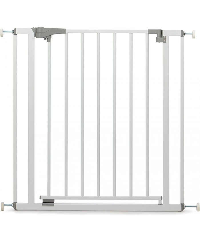 LaWaLu by geuther 4712LW Garde-escalier pivotant et fixable Yanis Taille: 73 81,5 cm barrière de sécurité barrière de sécurité sans perçage Sens d'ouverture réglable Blanc - B09CZ5S56VH