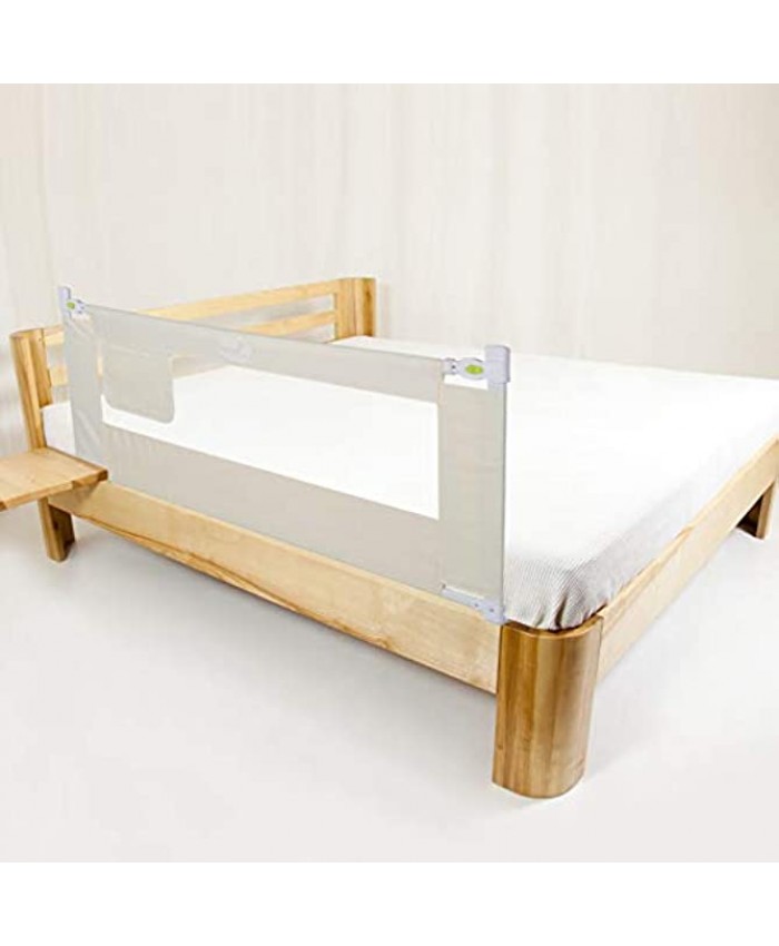 Barrière de lit Enfant Pliable Barrières de lit réglables barrières de lit bébé Barrières de lit bébé Lit bébé Protection antichute Lit Enfant 2M - B08GK2GC4DC