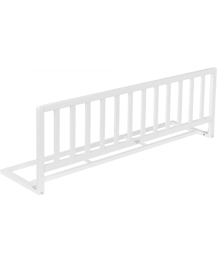 IB-Style Barrière de sécurité de lit Pino Blanc 120 x 42 cm en Bois Pliable | hêtre ou Blanc | Enfant bébé - B0189HWEXQC