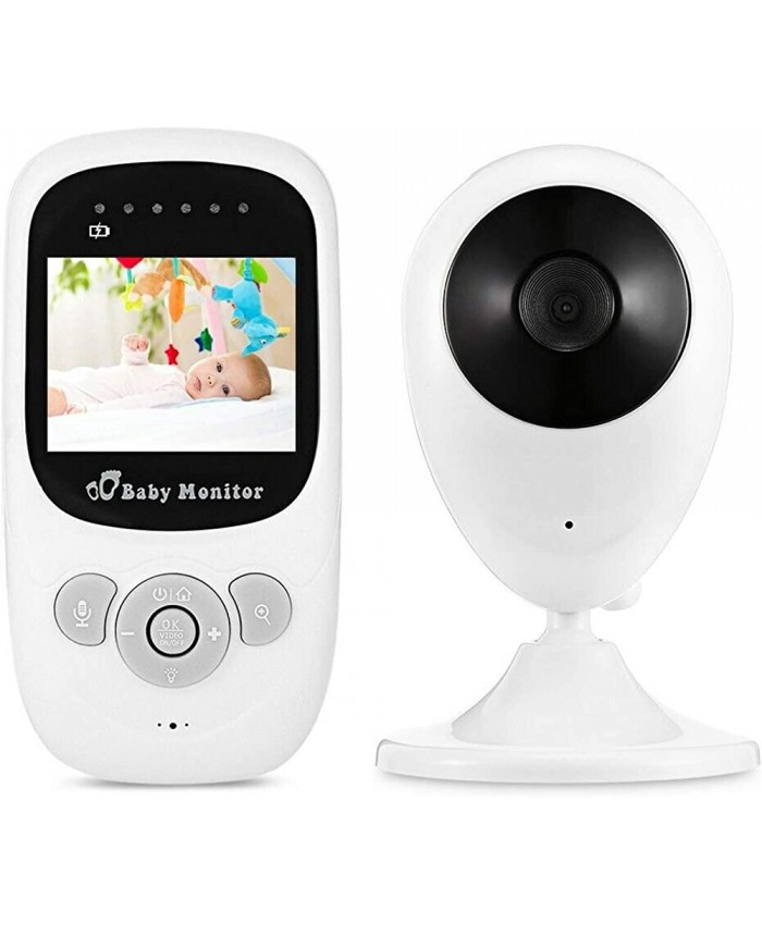 Andoer 2.4 Pouces LCD Moniteur bébé Audio bidirectionnel 2.4G sans Fil détection de température Vision Nocturne caméra de sécurité à Domicile berceuses intégrées pour bébé Animal âgé - B0BCJS3G82I
