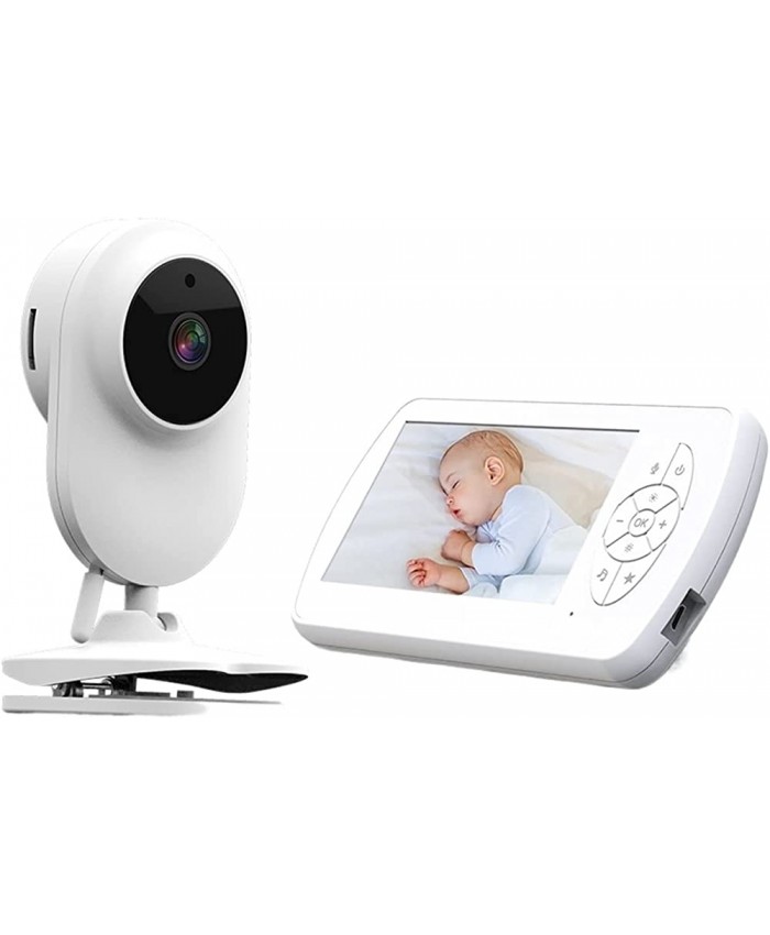GIXAA Baby Monitor vidéo avec caméra 1080P Moniteur électronique électronique avec caméra de Surveillance Caméra bébé Nanny Mini Babyphone Caméras 4.3 et vidéocasse Caméra Surveillance - B0BCFB6XCGF