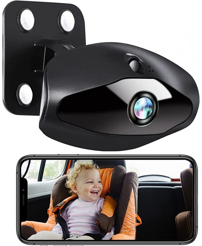 Miroir De Voiture pour BéBé Moniteur de Voiture for bébé Caméra de Surveillance for bébé HD Infrared Night Vision Car Child Care Video Camera Fonction Vision Nocturne - B0B9R16HPPX