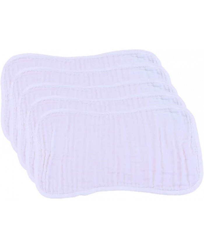 GLEAVI 5pcs Cotton Burp Tissu confortable serviettes de rattrapage confortables Poussinets de burp pavé épaule en rot pour bébé - B0BHSHPL6CC