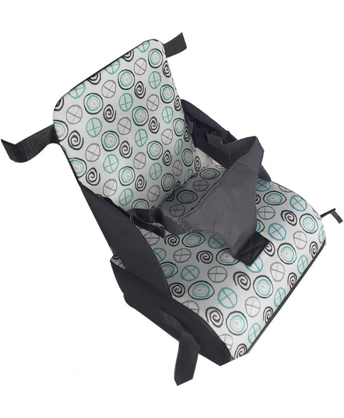 vreplrse La sécurité du rehausseur de bébé installe facilement la fonction de stockage coussin de siège chaise de voyage pliable enfants rehausseurs de salle à manger Nr. 6 - B0B4DHGY919