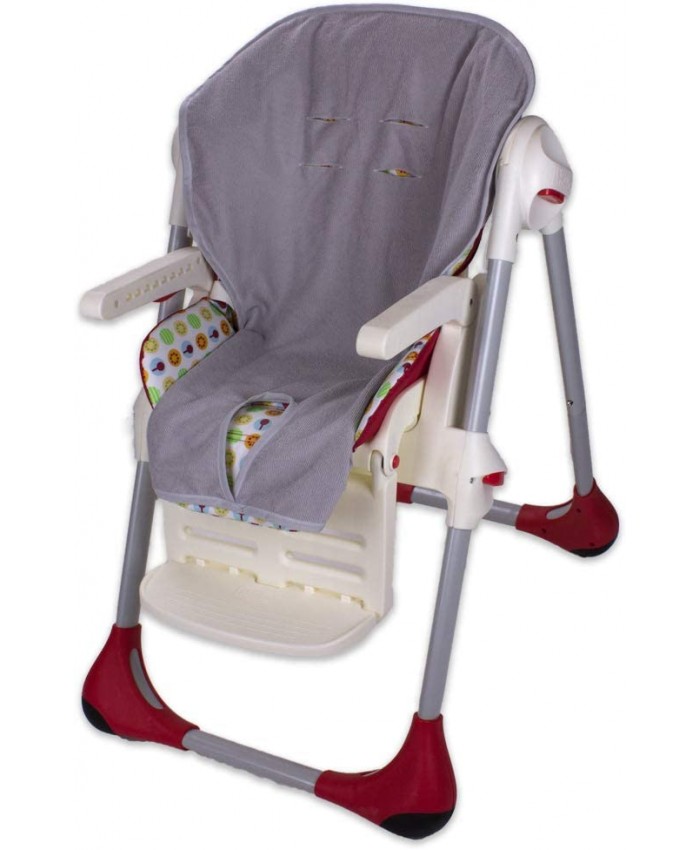 Babysanity revêtement housse de chaise haute universelle en microfibre douce couleur beige. - B072QY25GNL