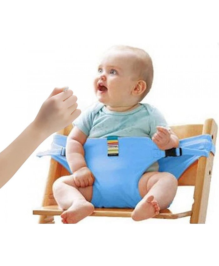 Lychee Chaise de voyage portative et siège de sécurité Ceinture de sécurité pour bébés et tout-petits avec siège à sangles. Bleu - B01ACR854S8