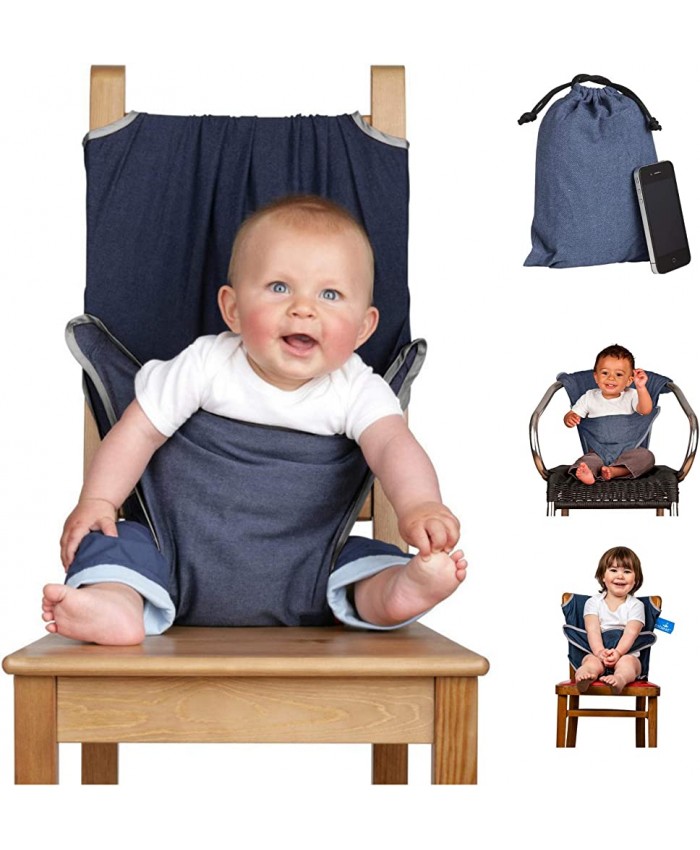 totseat La chaise haute de voyage primée portable originale réglable lavable sûre et pratique pour les enfants de 6 à 30 mois - B002BZHDBQE