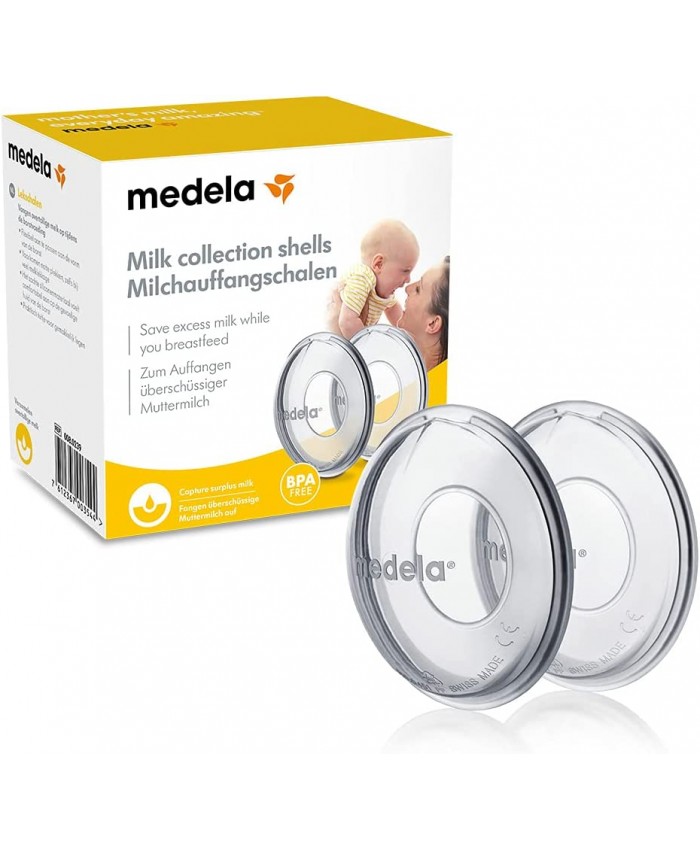 Coupelles recueil-lait Medela – Recueille les fuites pendant la tétée Sans BPA lot de 2 - B0027YNSWO9