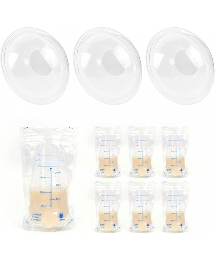 Lot de 3 soutien-gorge cache-tétons pour l'allaitement la collecte et la préservation du lait maternel - B09XF2QYSF2
