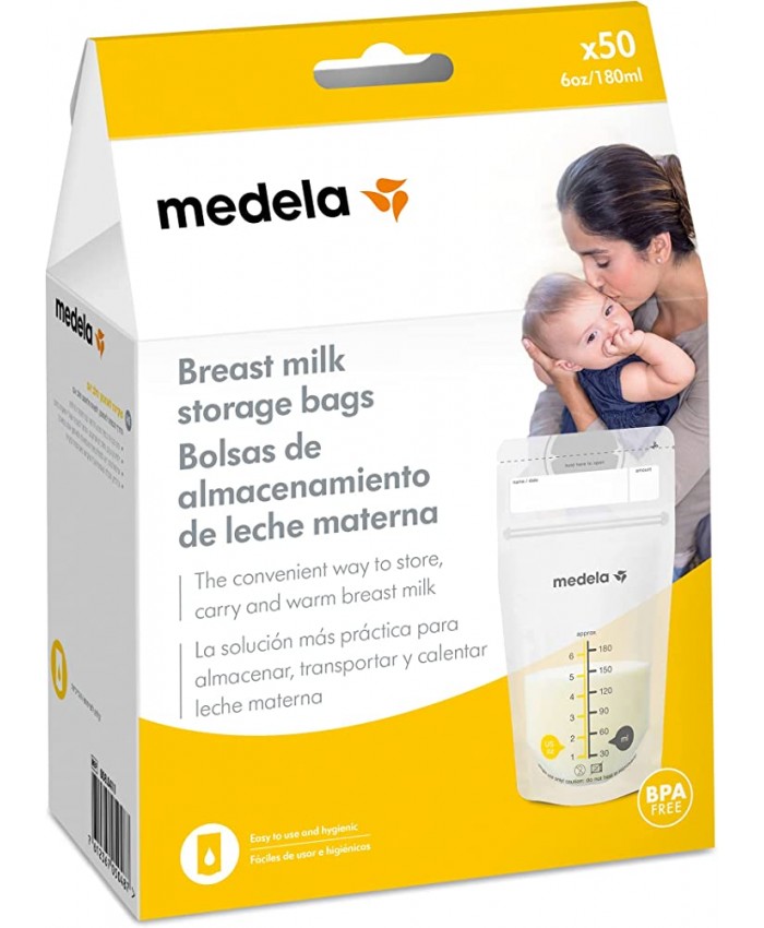 Medela Sacs pour le stockage du lait maternel 50 blanc - B075X4BTZ96