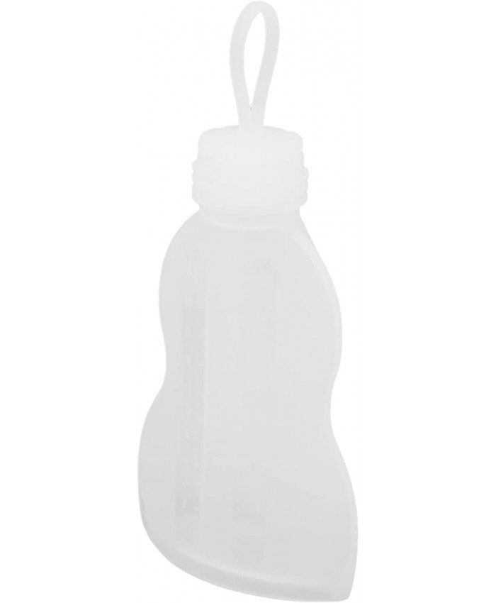 Sacs de stockage de lait en silicone sacs de stockage de lait maternel réutilisables portables de qualité alimentaire sans BPA 300 ml blanc transparent - B0BG376HKRM