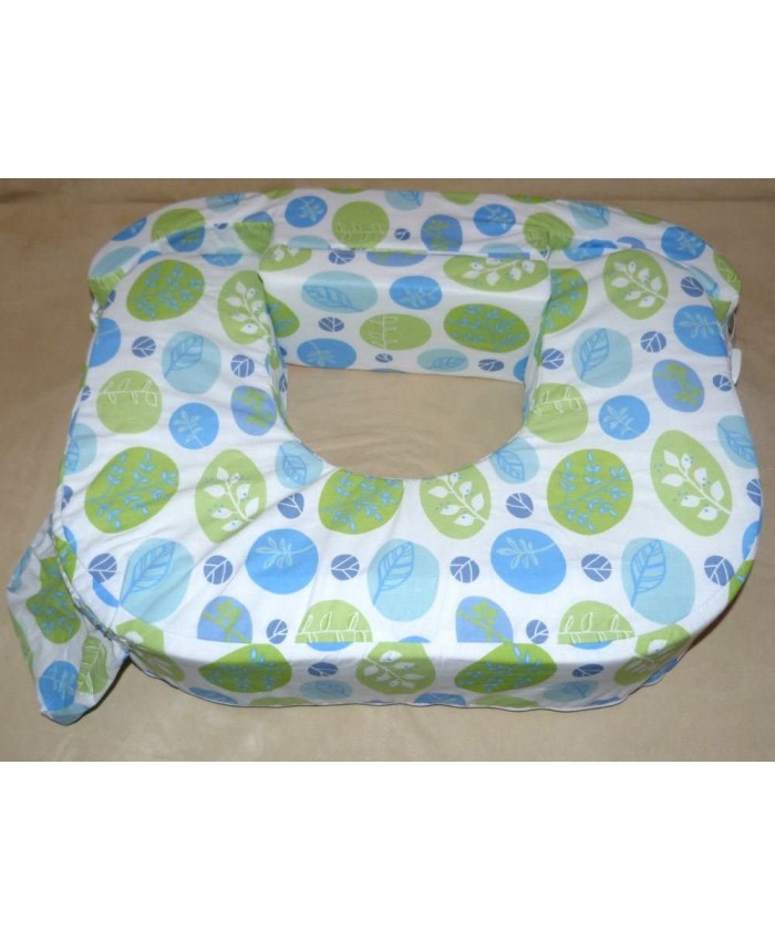 BabyWild Coussin d'allaitement américain motif feuilles couleur vert bleu - B0081U0MA4C