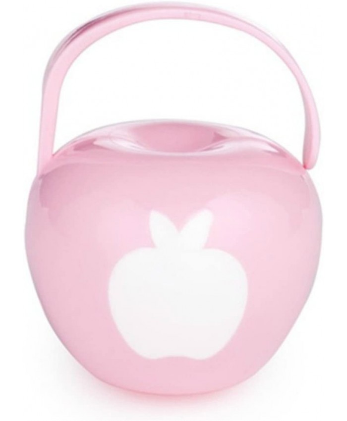Scatolina portasucchietto Protection Sucette Sucette Rose Pink à forme de pomme portable Baby Infant Pacifier Nipple Travel Case Fruit Storage Box - B079ZWQ7CVG