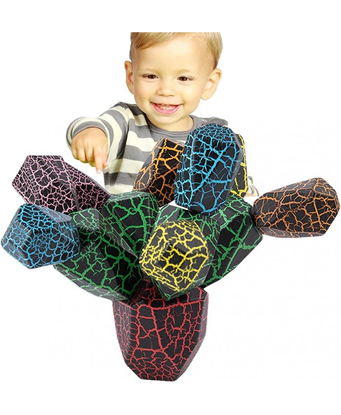 edcb Blocs empilables pour bébé Baby Cactus Blocks Jouets empilables en Bois Jouets d'apprentissage précoce Montessori Blocs de Cubes irréguliers Jouets sensoriels Cadeaux d'anniversaire - B0BGSQR8HQG