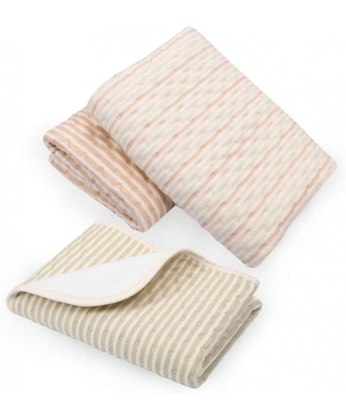 Matelas à langer fibre de bambou de coton Yworld respirant imperméable tapis à langer lavables couches résistantes doublures tapis brun - B07S6BPWV93